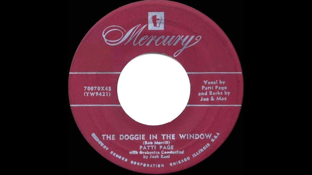 1953 HITS ARCHIVE: The Doggie In The Window - Patti Page (her original #1 version)
