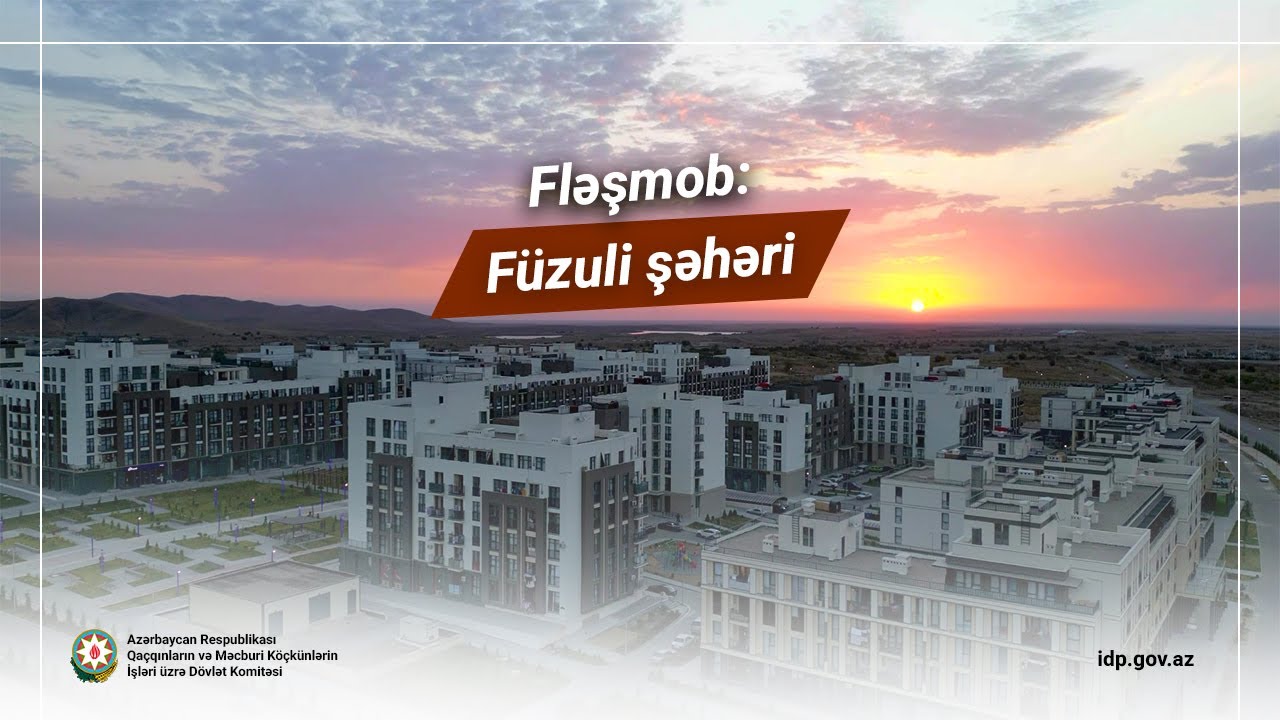 Füzuli şəhərində fləşmob keçirilib VİDEO
