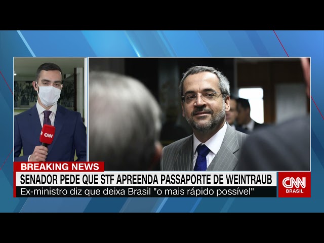 Senador pede que STF apreenda passaporte de Weintraub