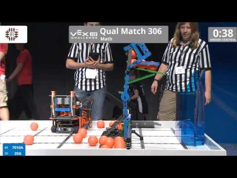 VEX Worlds 2016 - VEXIQ Middle School - Math - Qual 306 (7010A 35G) 138