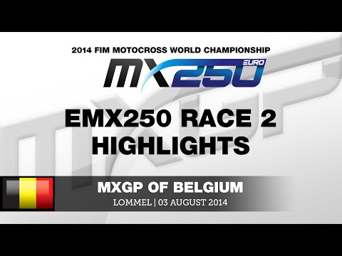 EMX250 of Belgium 2014 Race 2 Highlights - Motocross
