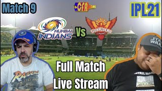 IPL21 - Mumbai Indians v Sunrisers Hyderabad (Match 9) - Full Match LIVE Stream
