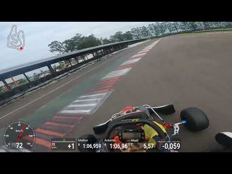 1⁰ Treino Kart F4 - VP1500 Techspeed/Velopark - Com telemetria