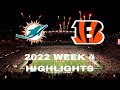 Cincinnati Bengals vs Miami Dolphins 2022 Week 4 Highlights