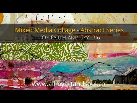 Art Journaling Ideas, Techniques & Process - “Of Earth & Sky”-#16