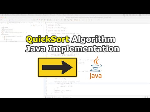 QuickSort Algorithm | Java Implementation