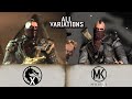 MKX Vs MK Mobile ERRON BLACK Every Move Sets Brutality X Ray Side By Side Comparison