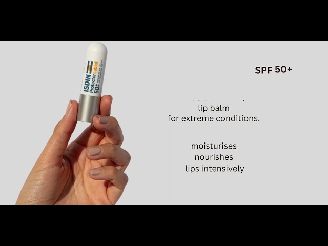 Vídeo relacionado con ISDIN Reparador Labial Bálsamo, Repara labios, nariz y zona perioral, Con ácido hialurónico, Rosa, Negro, 10 ml (Paquete de 1)