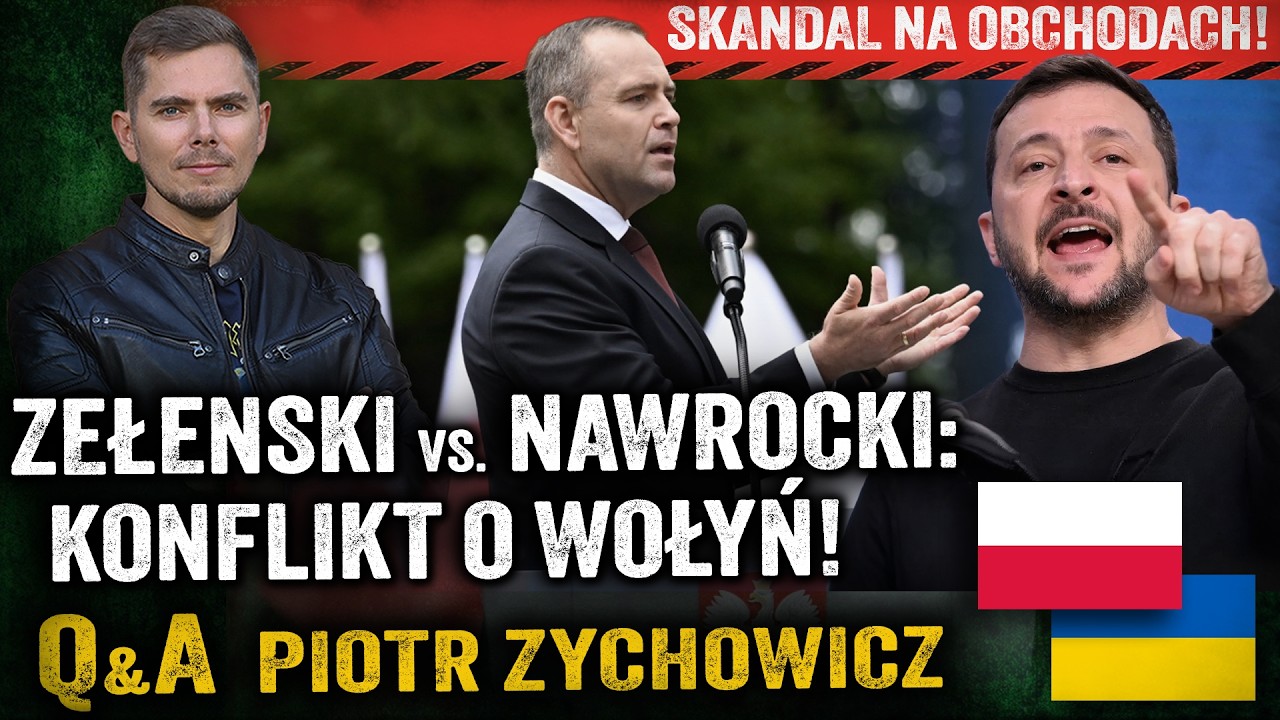 Burzliwe obchody Wołynia! Zeleński nie podał narodowości ofiar i sprawców! — Piotr Zychowicz