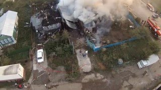preview picture of video 'Пожар 11.09.2014 в Самаре / пос. Зубчаниновка'