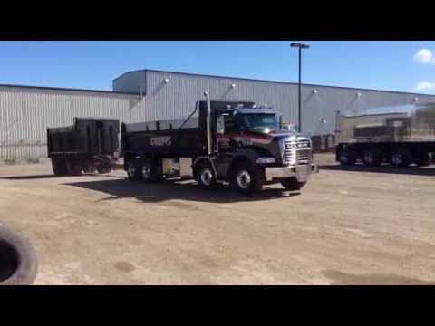Mack GU813 Dump Truck Simard Twin Steer AMS40T2