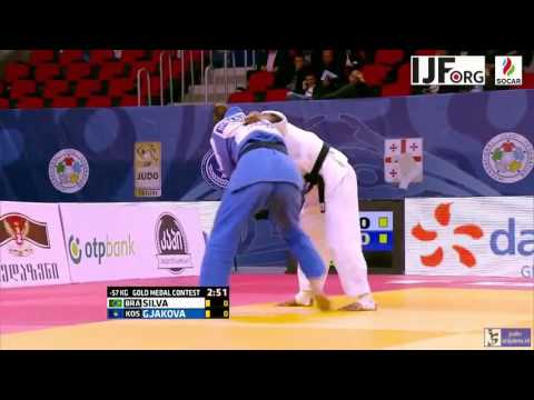 Judo 2016 Grand Prix Tbilisi: Silva (BRA) - Gjakova (KOS) [-57kg] final