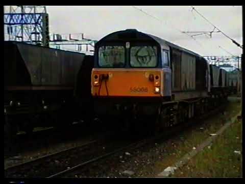 Class 58s at Bescot 1998