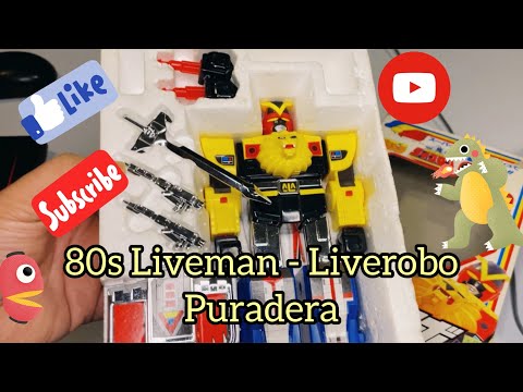 Unboxing the Legendary '80s Liverobo Super Sentai Liveman!
