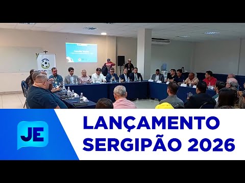Hoje,  aconteceu o lançamento oficial do campeonato sergipano 2026 - JE