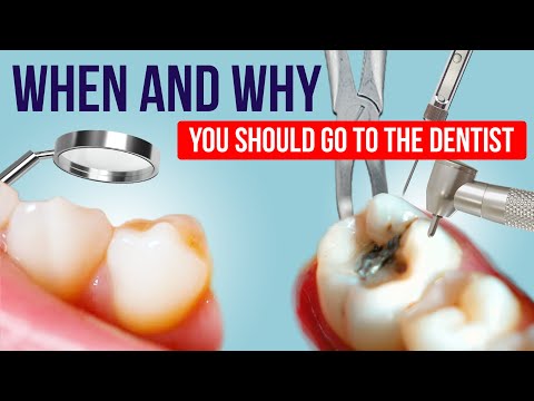 When and why you should go to the dentist. Dental check up. Dental hygiene