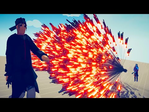 ITACHI UCHIHA vs 3x EVERY GOD | TABS Totally Accurate Battle Simulator