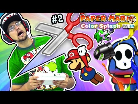 GAME GOT GOODER! Paper Mario Color Splash Part 2 Duddy's Ruddy Road! (FGTEEV WiiU Super Mario Fun)