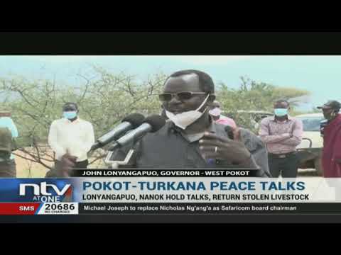 Governor Lonyangapuo and Governor Nanok hold peace talks