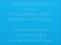 Keane - Put it behind you (lyrics + Dutch translation)