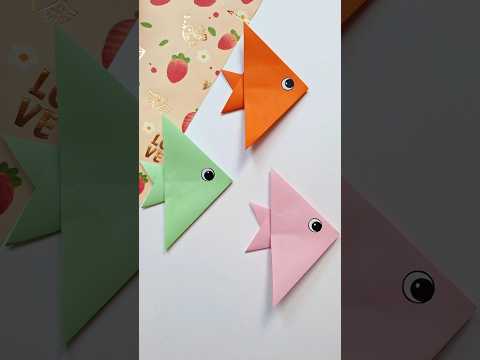 origami easy fish 🐟| cute papercraft for kids🌟