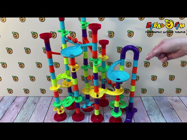 Конструктор Lanson Toys Марблс с пусковой клавишей 142дет с 3лет - видео