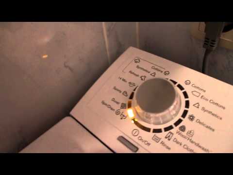 Стиралка Electrolux EWT1366HDW. Отжим при 1300 об/мин с пустым барабаном. Сильная вибрация