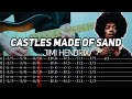 Jimi Hendrix - Castles Made of Sand (Guitar lesson with TAB)