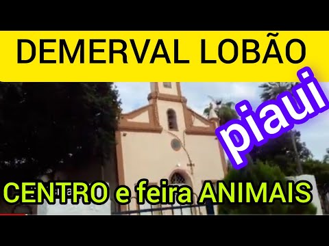 VENHA conhecer A CIDADE de DEMERVAL Lobão  Piauí  e feira de ANIMAIS...  Edson