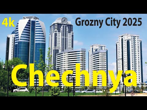 Grozny City - Chechnya 4K By Drone 2025