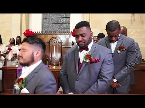 Lillyan Peter and white wedding day