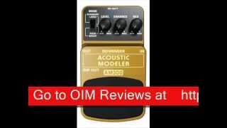 Video thumbnail for Behringer AM300 Acoustic Modeler Review 7-25-13 by Smurf431