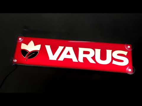 Led табличка для грузовика надпись "VARUS" - фото 1 - id-p2451420761