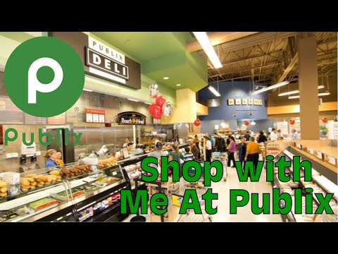 Faça compras comigo no Publix | Compras de alimentos em um supermercado americano | Em 4K 60 FPS