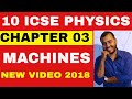 ICSE Class 10th PHYSICS MACHINES 07 SUMMARY