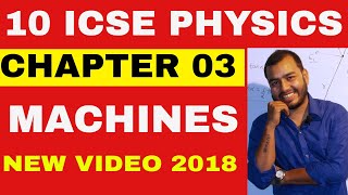 ICSE Class 10th PHYSICS: MACHINES 07: SUMMARY