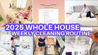 2025 WEEKLY CLEANING ROUTINE | DECLUTTER + CLEAN WITH ME | CLEANING MOTIVATION | JAMIE'S JOURNEY