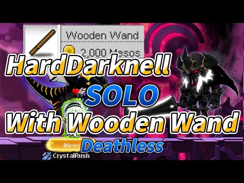 [Maplestory] Hard Darknell Solo with Wooden Wand Deathless