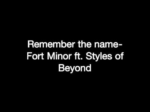 Remember The Name- Fort Minor ft. Styles Of Beyond