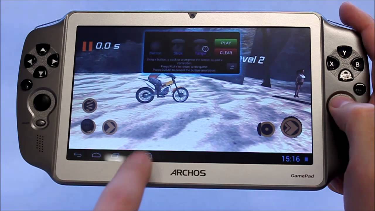 ARCHOS GamePad - Mapping buttons - YouTube