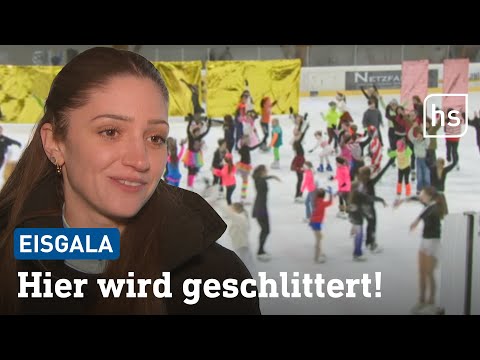 Kinder und Profis zusammen: Akrobatik und Tanz auf dem Eis | hessenschau