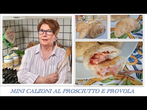 MINI CALZONI AL PROSCIUTTO E PROVOLA
