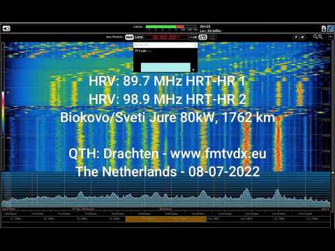FM DX E-Skip: HRV 89.7 / 98.9MHz