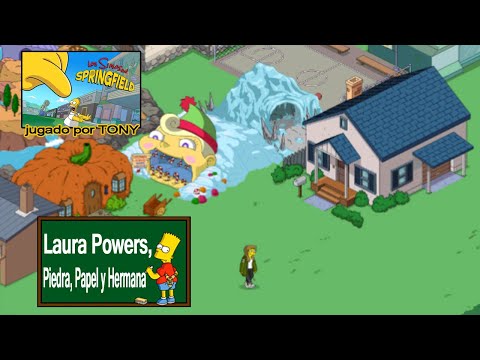Los Simpson Springfield "Black Friday 2018: Cap. 10 - Laura Powers y piedra, papel y hermana" Tony