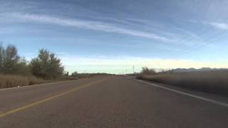 preview picture of video 'Ajo east to Santa Rosa and Casa Grande, Arizona, Forward View, 21 February 2015'