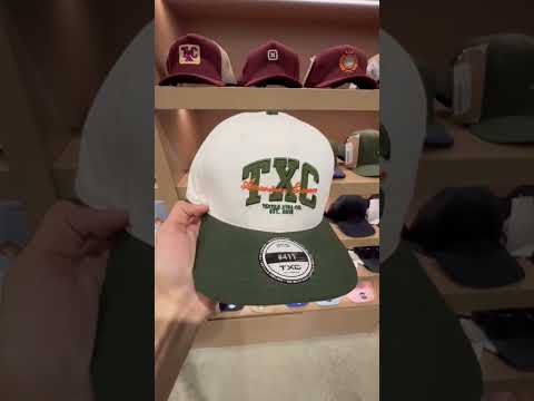 BONÉ TXC CUSTOM OFF WHITE ABA VERDE BORDADO FRONTAL #411