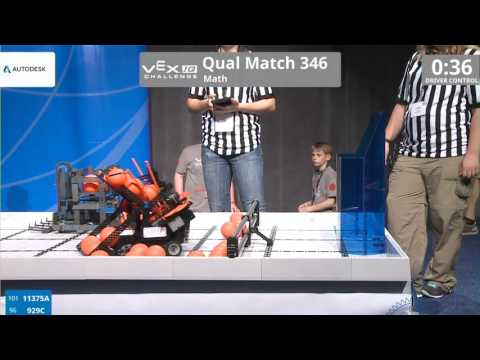VEX Worlds 2016 - VEXIQ Middle School - Math - Qual 346 (11375A 929C) 53