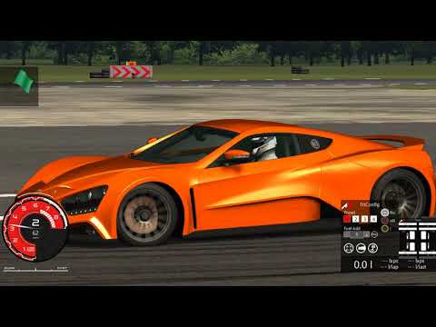 Zenvo ST1 Top Gear Test Track