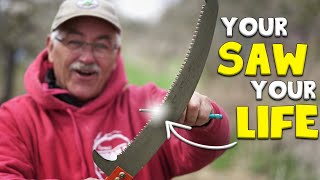 How to SHARPEN a SAW. “Take Time to SHARPEN the SAW”! For your LIFE and your PRUNING.