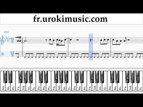 Cours de Piano (main droite) Ed Sheeran - Perfect Tuto Partitions um-i829